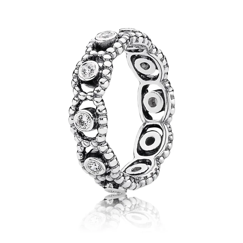 (Bild für) PANDORA Her Majesty Ring mit klarem CZ - 190881CZ