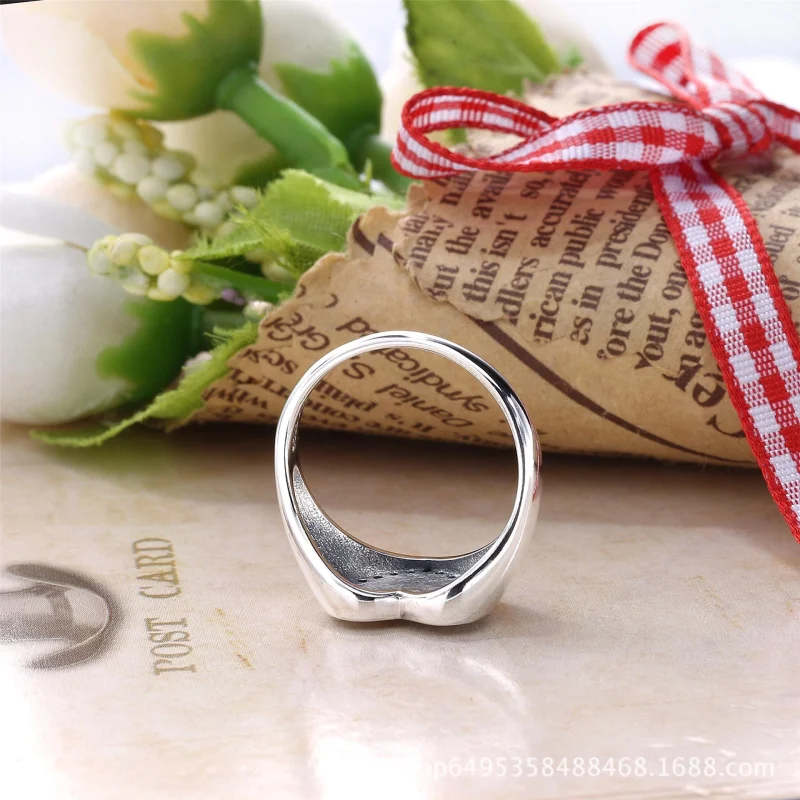 (Bild für) PANDORA Herz-Siegelring, klarer CZ-Ring - 191042CZ - Ansicht 3