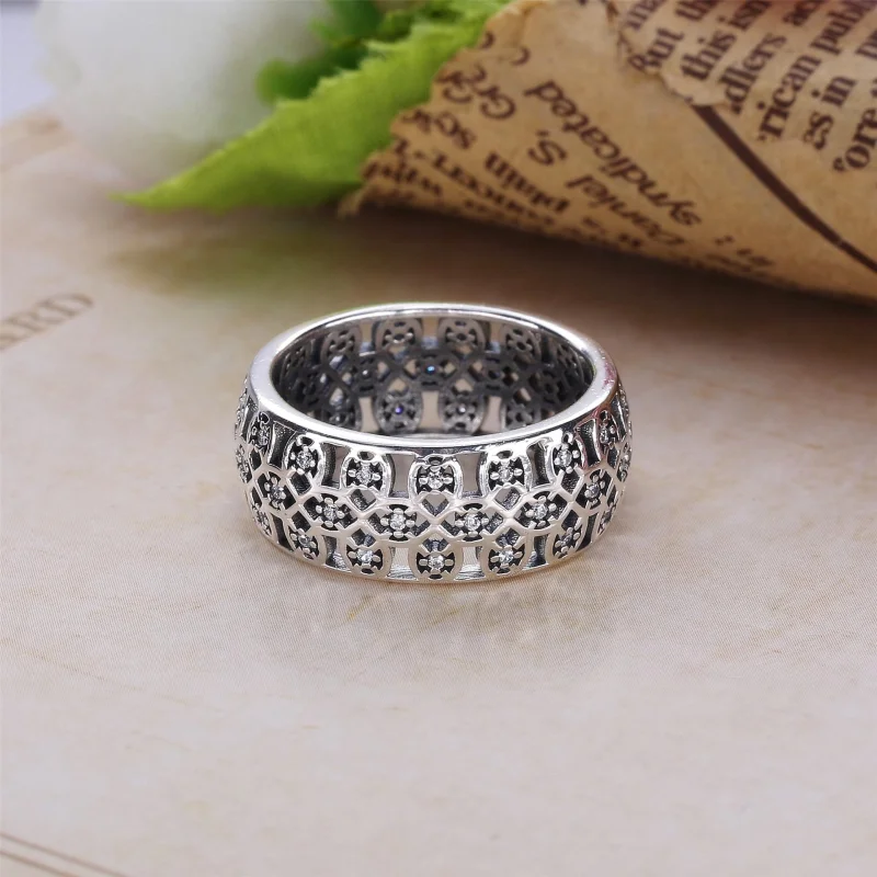 (Bild für) PANDORA Komplizierter Gitterring, klare CZ - 190955CZ - Ansicht 2