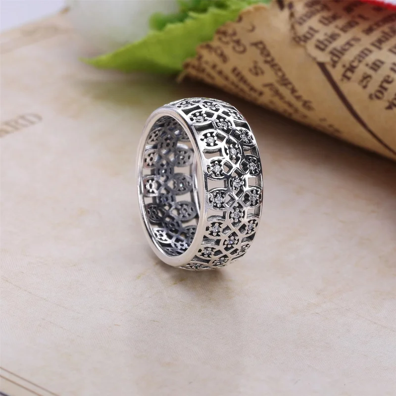 (Bild für) PANDORA Komplizierter Gitterring, klare CZ - 190955CZ - Ansicht 3