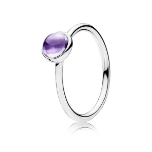 (Bild für) PANDORA Lila Poetic Droplet Ring - 190983ACZ