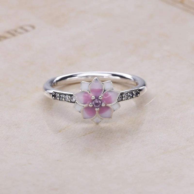 (Bild für) PANDORA Magnolienblüten-Ring - 191026PCZ - Ansicht 2
