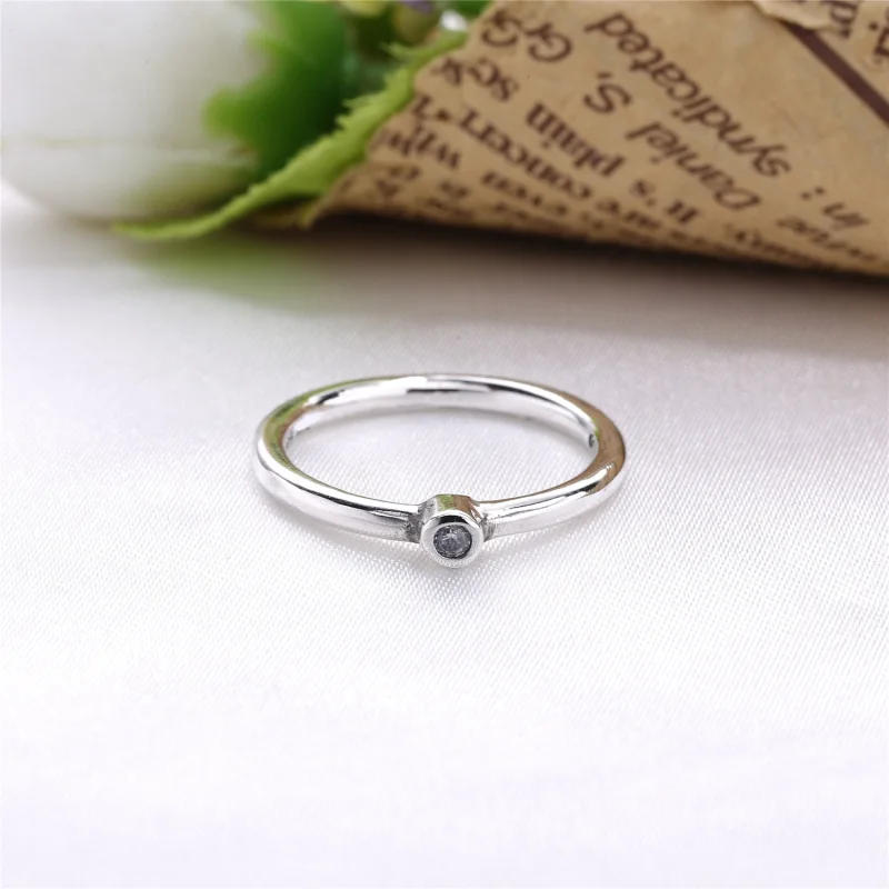 (Bild für) PANDORA Morning Star, Silberring, 14 Karat, 0,03 ct TW h/vs Diamant - 190213D - Ansicht 2