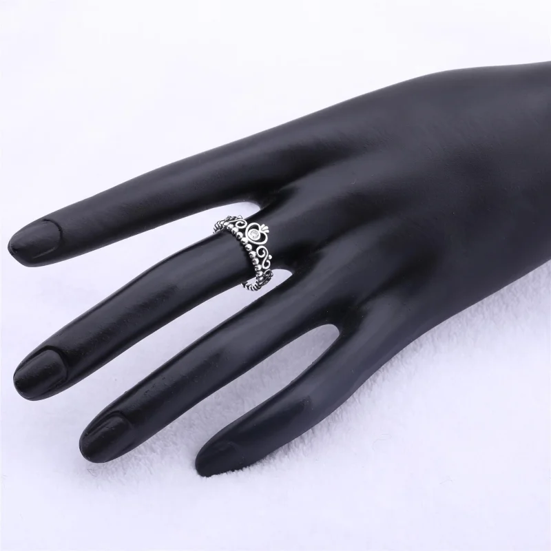 (Bild für) PANDORA My Princess Stapelbarer Ring, Klarer Cz - 190880CZ - Ansicht 4