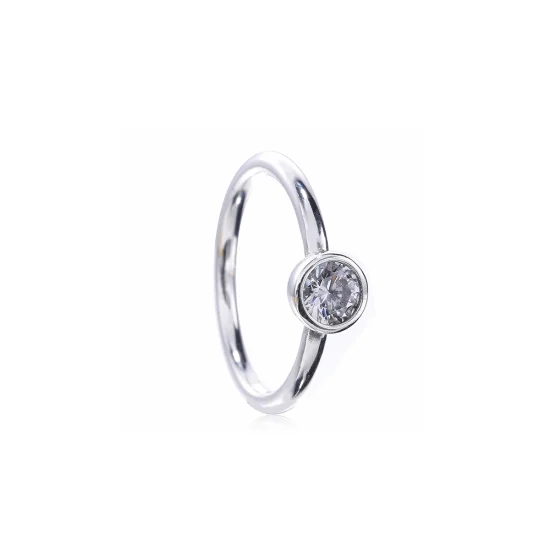 (Bild für) PANDORA Petite Circle Ring, klare CZ - 191043CZA