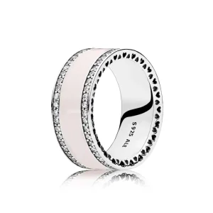 (Bild für) PANDORA Pink Hearts of PANDORA Bandring - 191024EN40