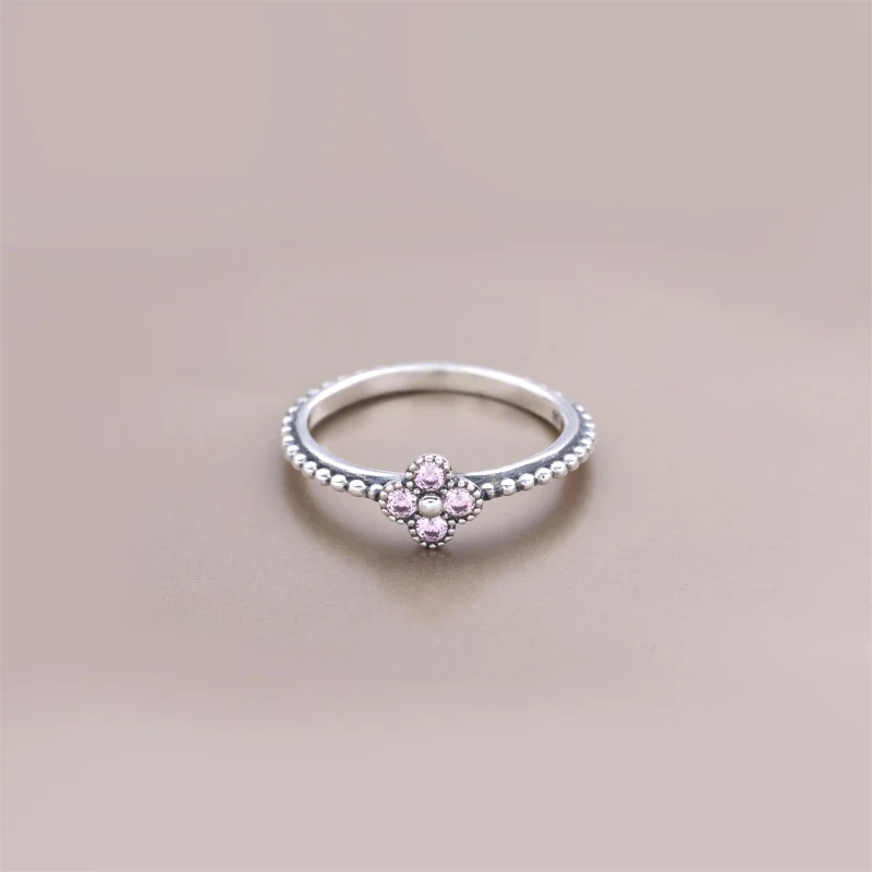 (Bild für) PANDORA Pink Oriental Blossom Ring - 191001PCZ - Ansicht 2