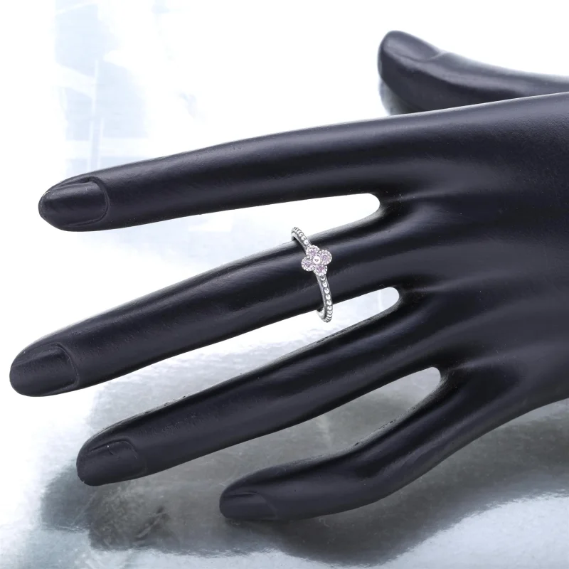 (Bild für) PANDORA Pink Oriental Blossom Ring - 191001PCZ - Ansicht 3