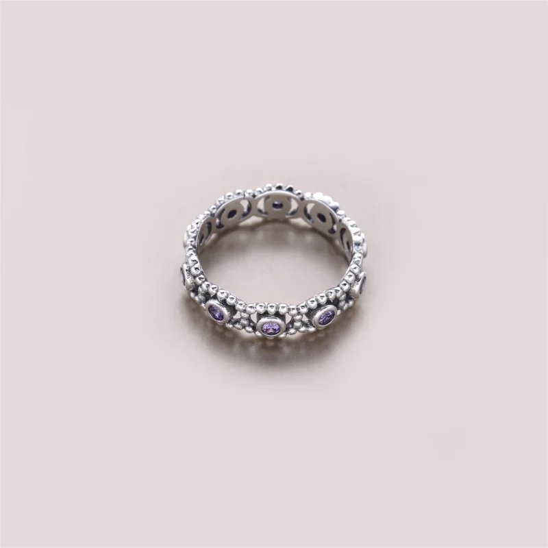 (Bild für) PANDORA Pink Romance Ring - 190881PCZ - Ansicht 2