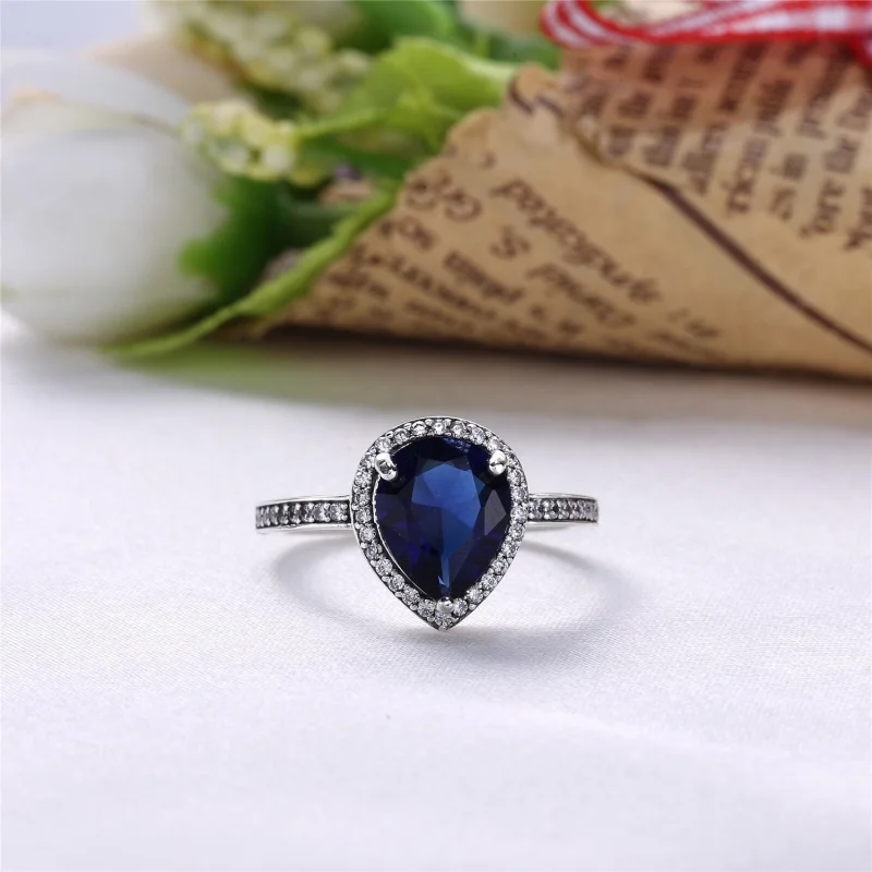 (Bild für) PANDORA Radiant Teardrop Clear CZ Ring - 196251CZ - Ansicht 4