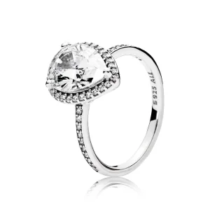 (Bild für) PANDORA Radiant Teardrop Clear CZ Ring - 196251CZ