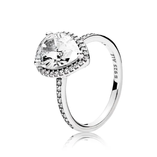 (Bild für) PANDORA Radiant Teardrop Clear CZ Ring - 196251CZ