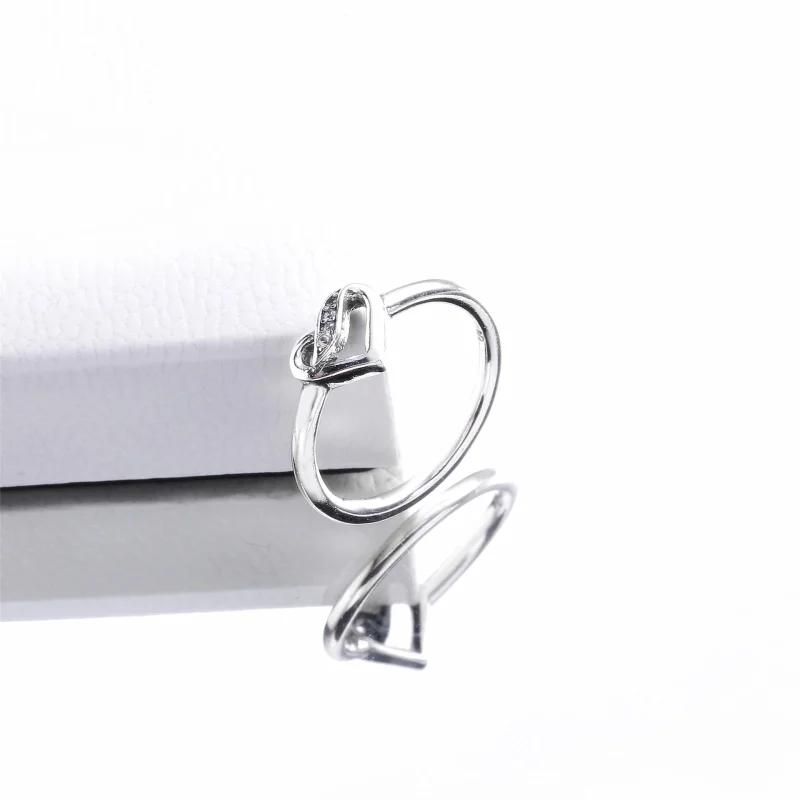 (Bild für) PANDORA Ribbons of Love, klarer CZ-Ring - 191022CZ - Ansicht 3