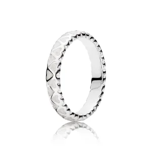 (Bild für) PANDORA Ring „Abundance of Love“, silberne Emaille - 190975EN23