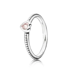 (Bild für) Pandora Ring Herz Rosa - 190896SLP