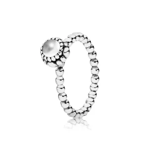 (Bild für) PANDORA-Ring mit Geburtsstein April - 190854BK