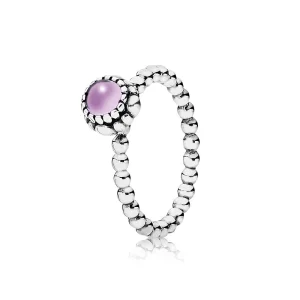 (Bild für) PANDORA-Ring mit Geburtsstein Februar - 190854AM