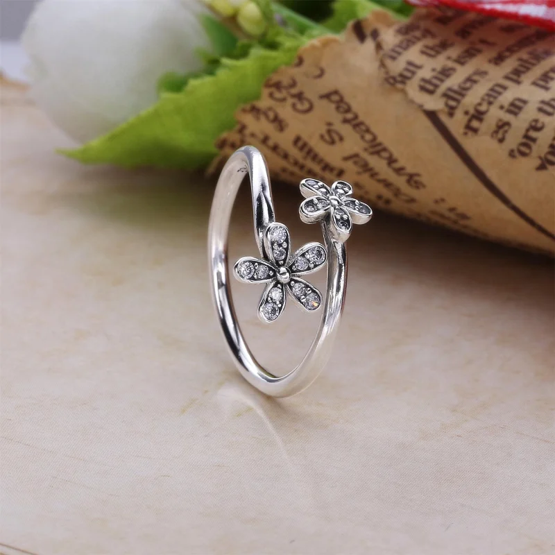 (Bild für) PANDORA Ring mit schillernden Gänseblümchen - 191038CZ - Ansicht 2