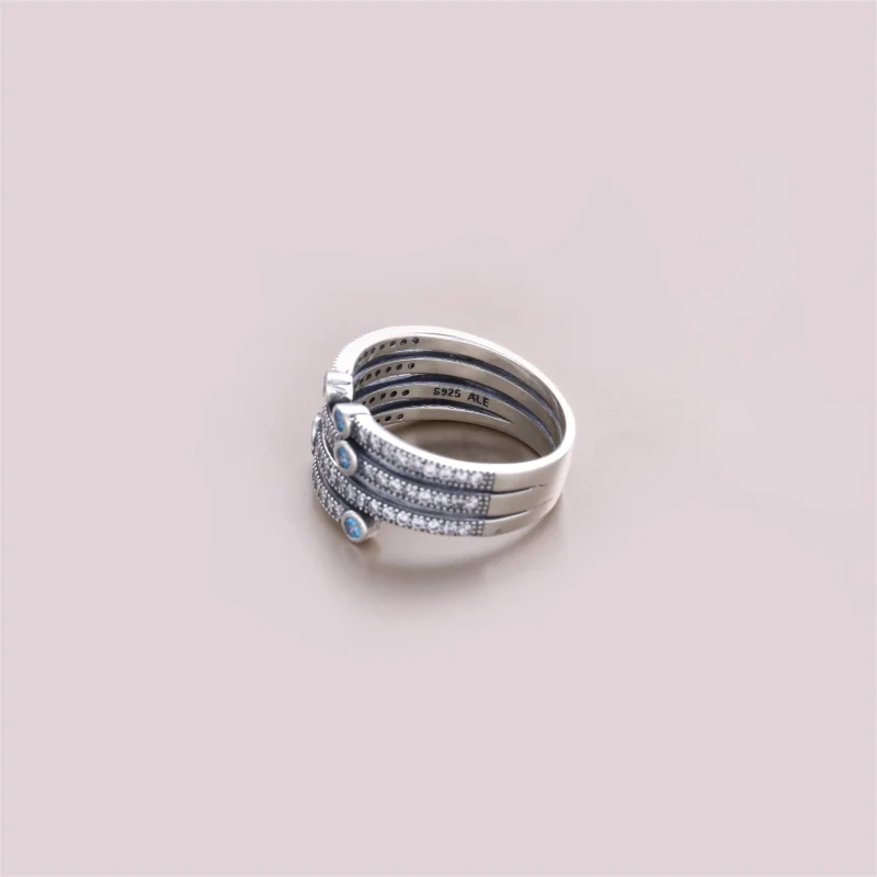 (Bild für) Pandora Ring Schimmernder Ozean - 191002CZF - Ansicht 3
