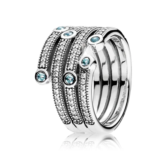 (Bild für) Pandora Ring Schimmernder Ozean - 191002CZF
