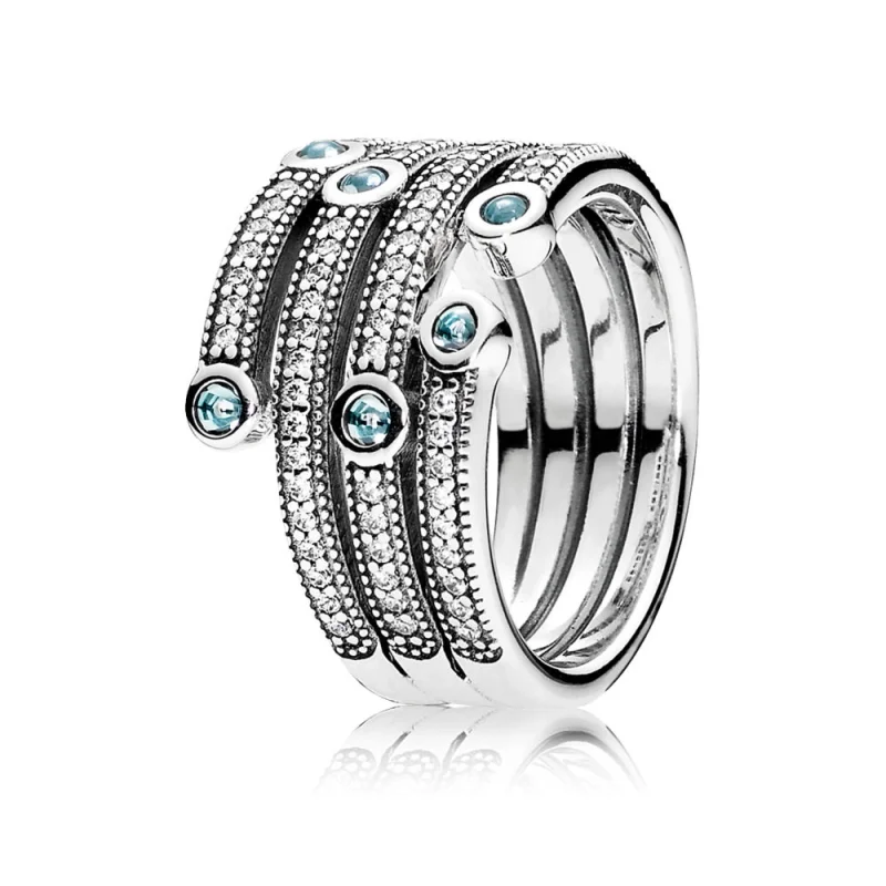 (Bild für) Pandora Ring Schimmernder Ozean - 191002CZF