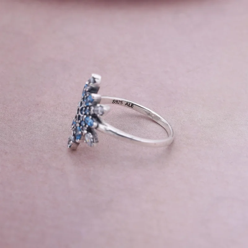 (Bild für) Pandora Ring Schneeflocke - 190969NBLMX - Ansicht 3