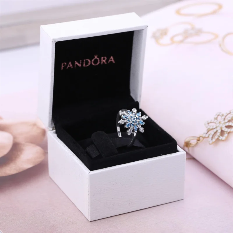 (Bild für) Pandora Ring Schneeflocke - 190969NBLMX - Ansicht 4
