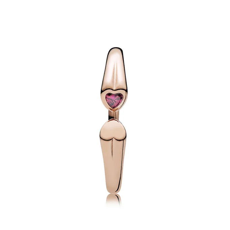 (Bild für) Pandora Ring Zwei Herzen - 186570CZR - Ansicht 2