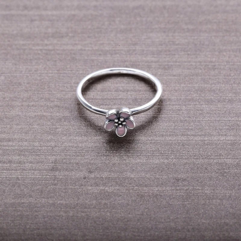 (Bild für) PANDORA Rosa Kirschblüten-Blumenring - 190879EN40 - Ansicht 3