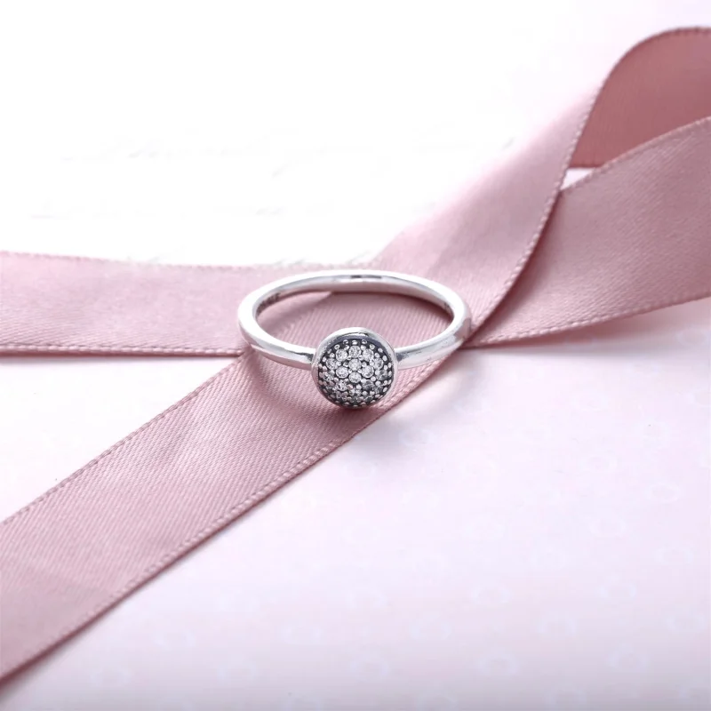 (Bild für) PANDORA Schillernder Tropfen-Pavé-Ring - 191009CZ - Ansicht 3