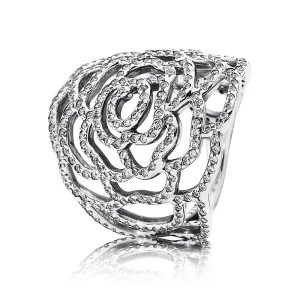 (Bild für) PANDORA Schimmernder Rosenring, klarer Cz - 190951CZ