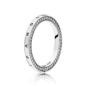 (Bild für) PANDORA Signature Hearts of PANDORA Ring, klare CZ - 197437CZ