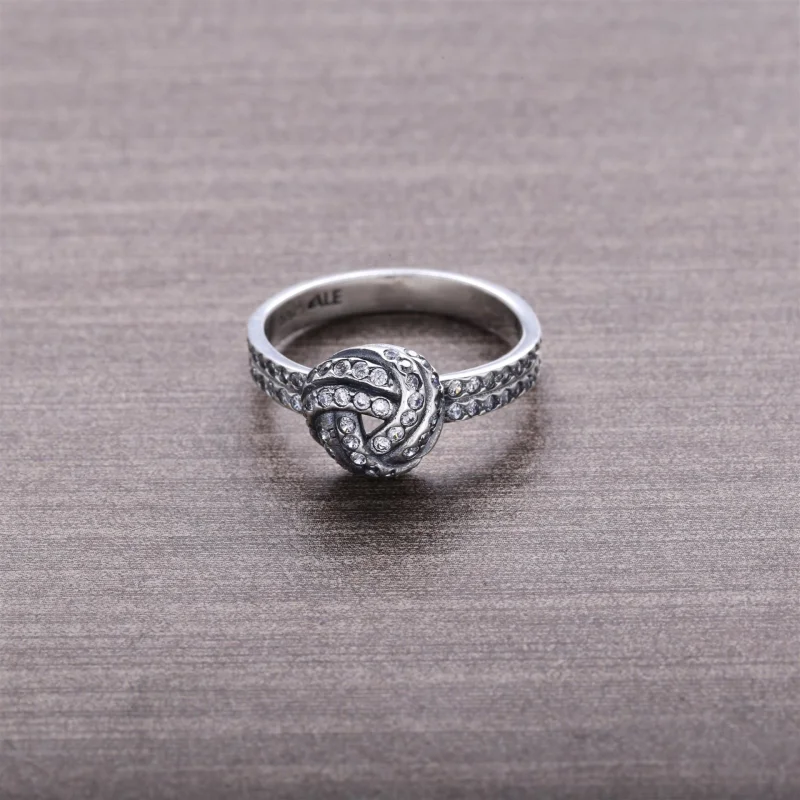 (Bild für) PANDORA Sparkling Love Knot Ring, klare CZ - 190997CZ - Ansicht 3