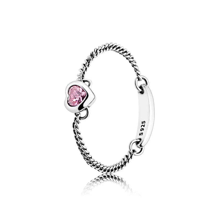 (Bild für) PANDORA Spirited Heart Kettenring - 197191CZ - Ansicht 2