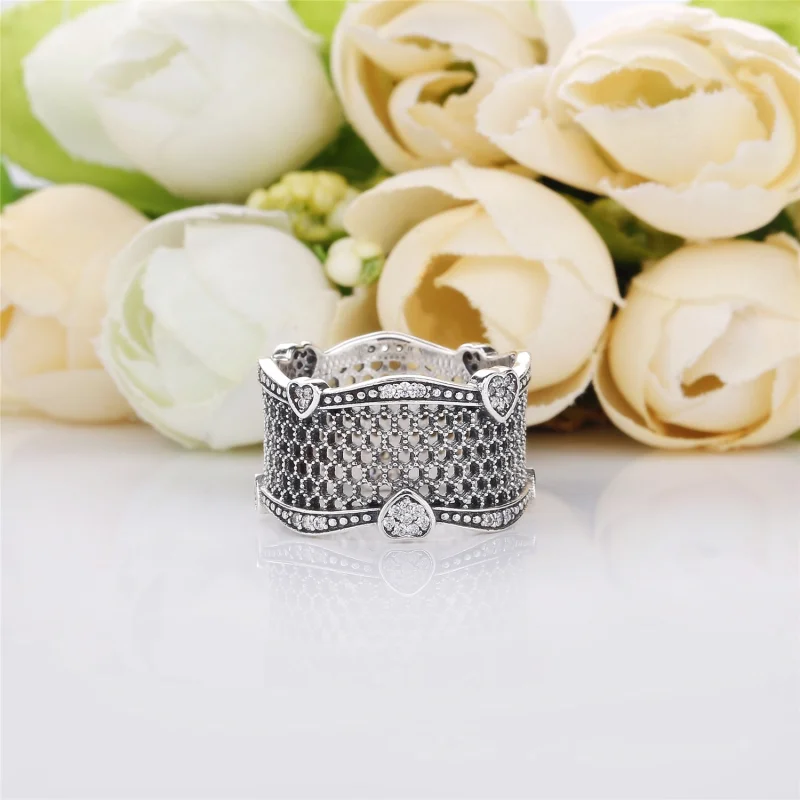 (Bild für) PANDORA „Spitze der Liebe“-Ring, klare CZ - 197706CZ - Ansicht 3