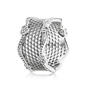(Bild für) PANDORA „Spitze der Liebe“-Ring, klare CZ - 197706CZ