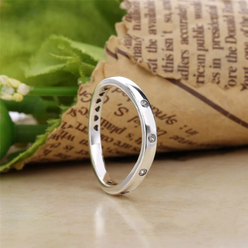 (Bild für) PANDORA Swirling Droplets Ringe, klare CZ - 197113CZ - Ansicht 3