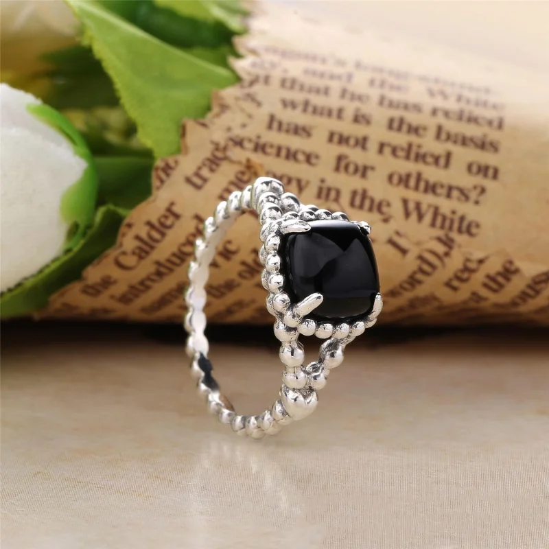 (Bild für) PANDORA Vibrant Spirit Ring, schwarzer Kristall - 197188NCK - Ansicht 2