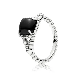 (Bild für) PANDORA Vibrant Spirit Ring, schwarzer Kristall - 197188NCK