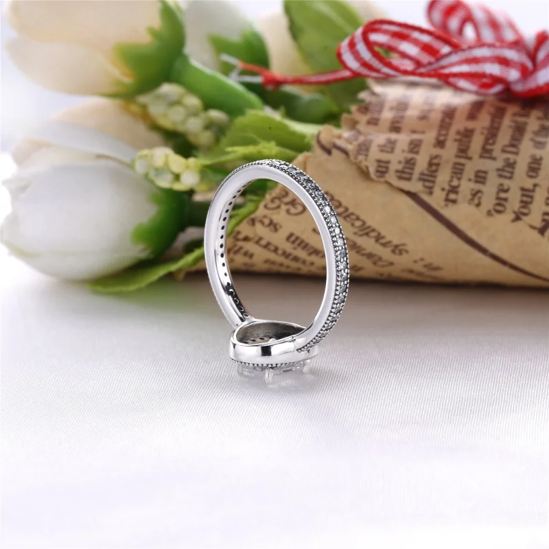 (Bild für) PANDORA Vintage Elegance Ring mit klarem CZ - 191017CZ - Ansicht 3