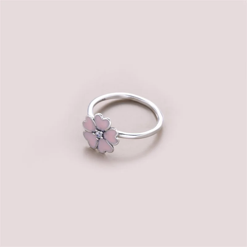 (Bild für) PANDORA Weißer Primel-Ring - 190931EN12 - Ansicht 4