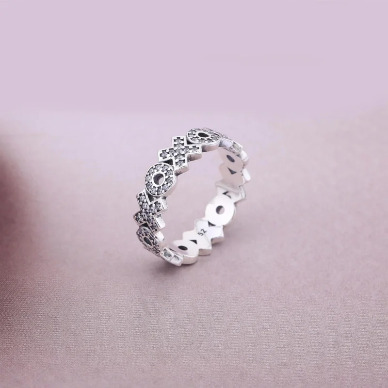 (Bild für) PANDORA Xoxo Silberring mit Zirkonia - 190926CZ - Ansicht 2
