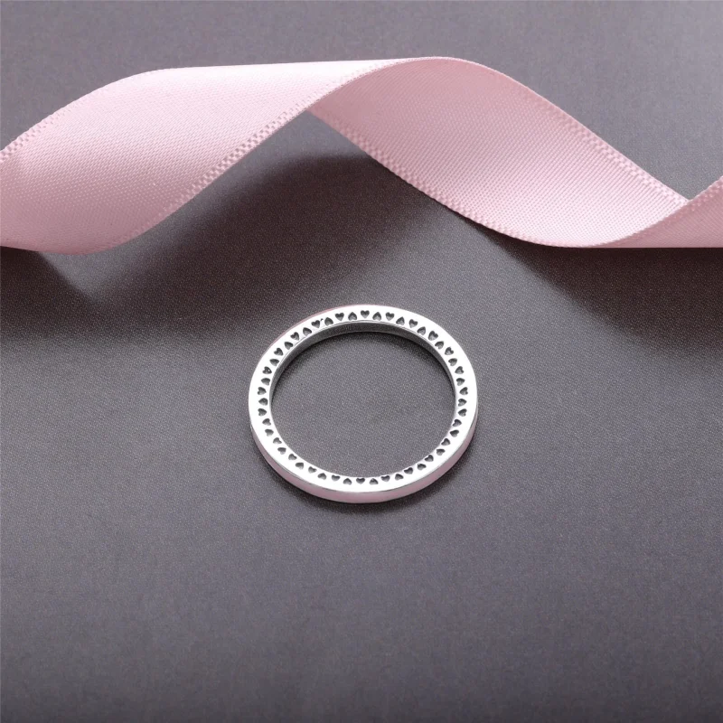 (Bild für) Strahlender Herz-RING von PANDORA - 191011NCC - Ansicht 2