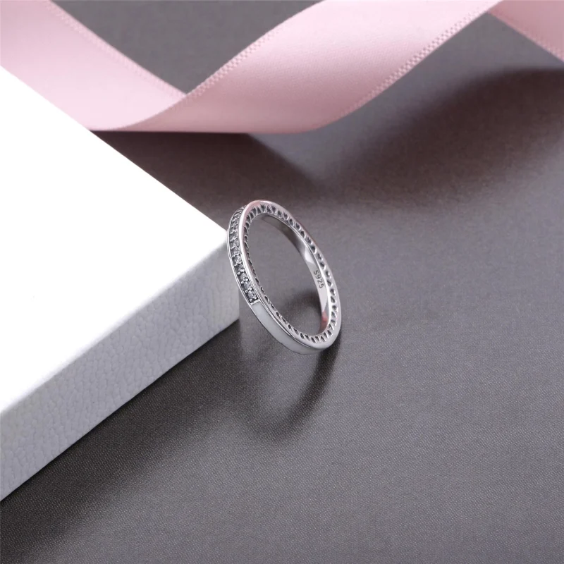 (Bild für) Strahlender Herz-RING von PANDORA - 191011NCC - Ansicht 4