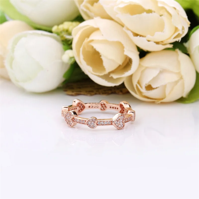 (Bild für) Verführerischer Herzring, PANDORA Rose™ und klare CZ - 187729CZ - Ansicht 3