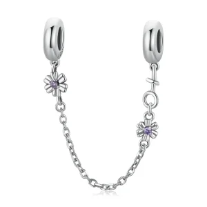 (Bild für) Retro-Blumen-Sicherheitskette im Pandora-Stil - SCC2100