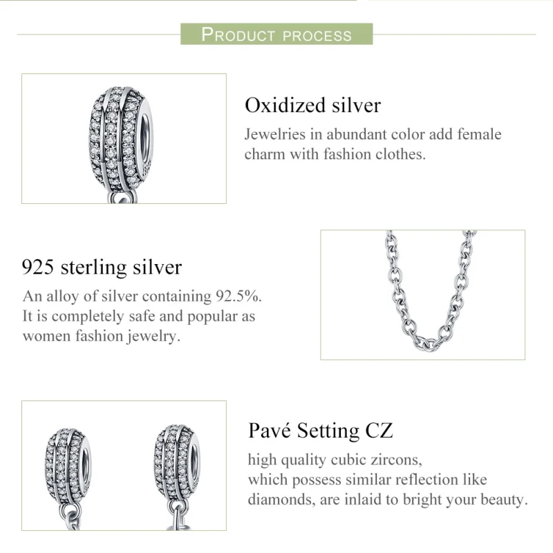 (Bild für) Pandora Pavé Charm - SCC812 - Ansicht 7