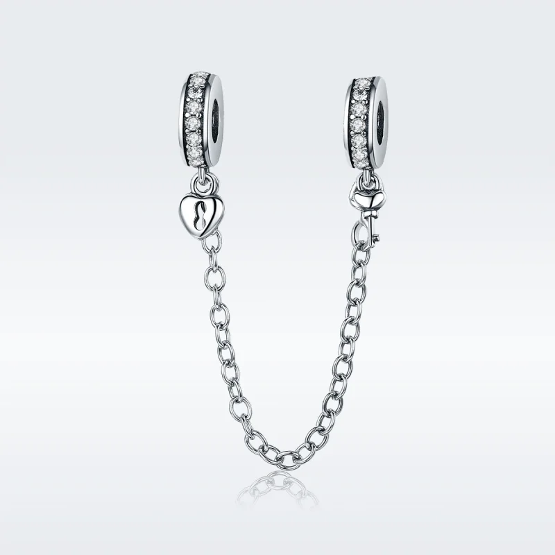 (Bild für) Pandora Style Silver Only Love Sicherheitskette - SCC606 - Ansicht 2