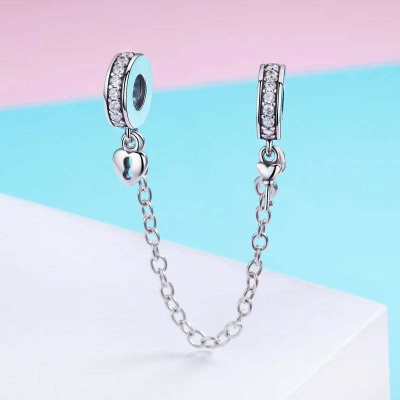 (Bild für) Pandora Style Silver Only Love Sicherheitskette - SCC606 - Ansicht 3