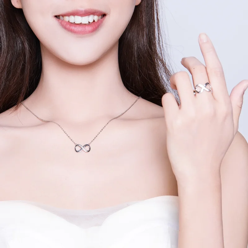 (Bild für) Endless Love-Schmuckset im Pandora-Stil - SET010 - Ansicht 3